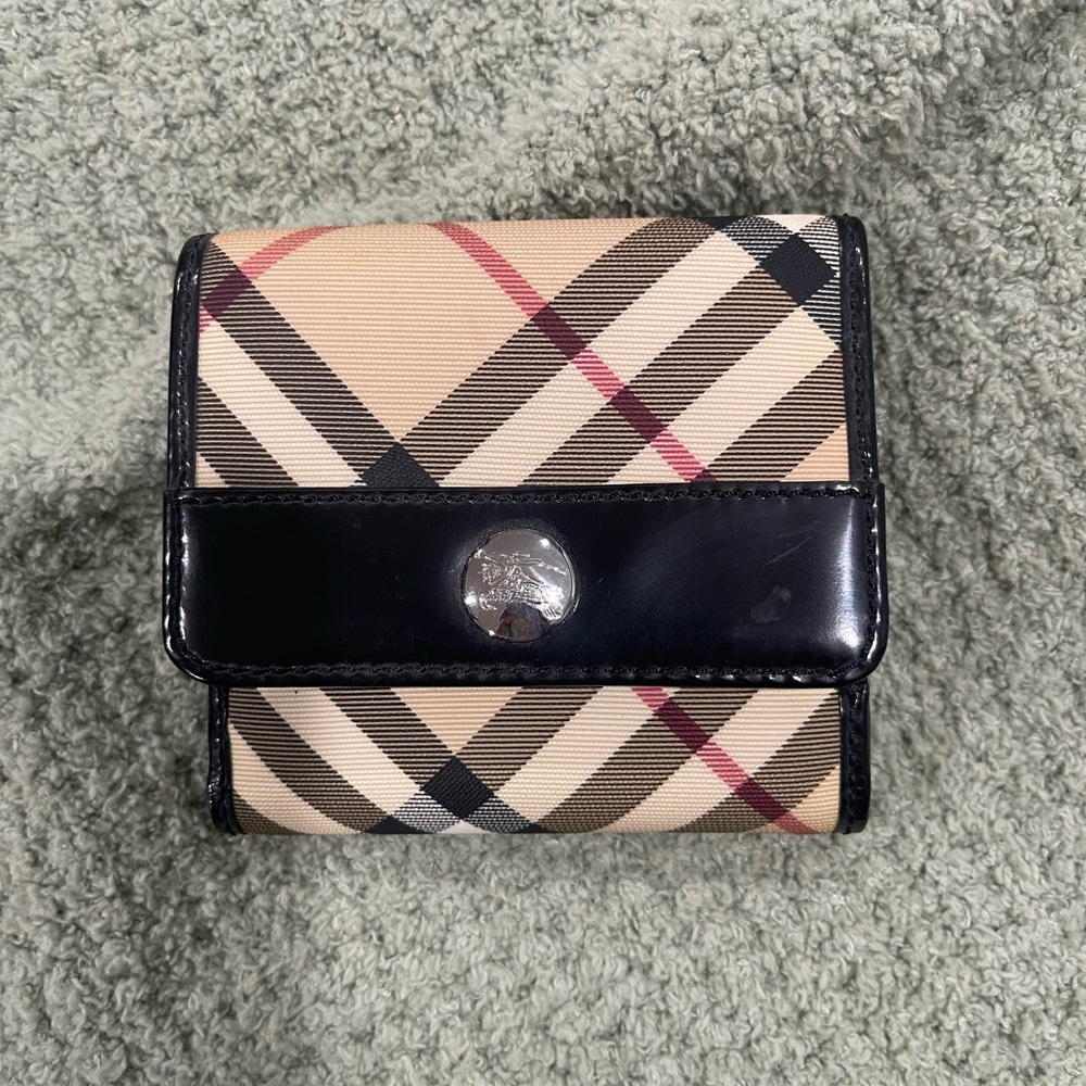 Burberry Black Leather Wallet